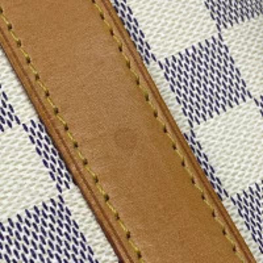 Louis Vuitton Keepall Bandoulire Shoulder Bag Boston Damier Azur White - Picture 7 of 7
